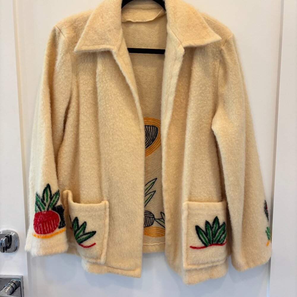 Vintage 1940s Mexican Embroidered Souvenir Jacket - image 2